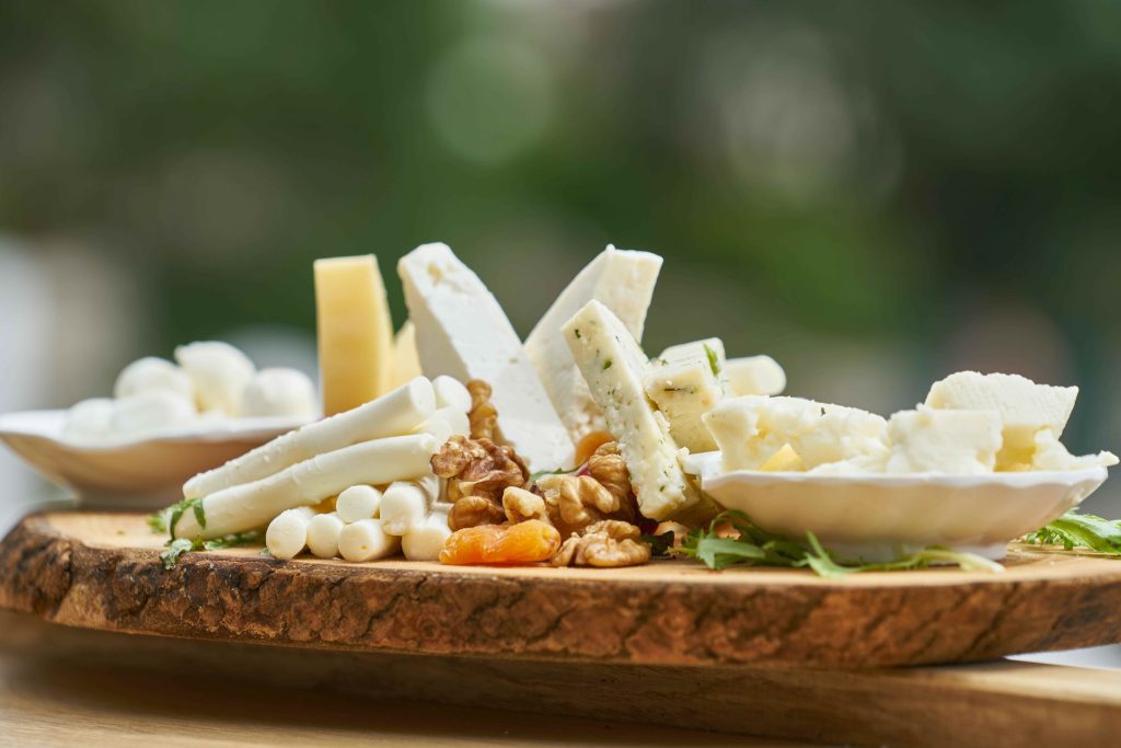Imagen de una tabla de quesos